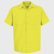 Men's Tall Enhanced Visibility Short Sleeve Work Shirt