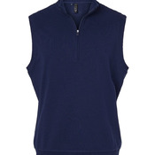 Men's Club Quarter-Zip Vest