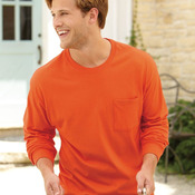 Unisex Authentic Long Sleeve Pocket T-Shirt