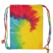 Tie-Dyed Drawstring Bag