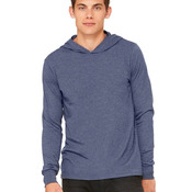 Unisex Jersey Hooded Long Sleeve Tee