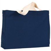 USA-Made Canvas Medium Gusset Tote Bag