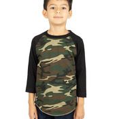 Youth Camo Raglan Tee
