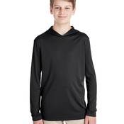 Youth Zone Performance Hooded Long Sleeve T-Shirt