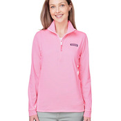 Women's Microstripe Sankaty Half-Zip Pullover