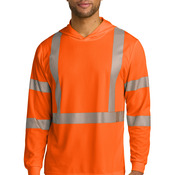 Ansi 107 Class 3 Long Sleeve Segmented Tape Hooded Tee