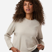 Women's Beyond Side-Snap Crewneck Sweatshirt