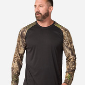 Unisex Realtree® Performance Colorblocked Long Sleeve T-Shirt