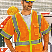 Unisex Ultra-Cool™ Six-Pocket Mesh Surveyor’s Vest