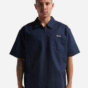 Unisex Quarter-Zip Short Sleeve Work Shirt