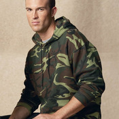 Unisex Camo Fleece Hoodie Sweatshirt
