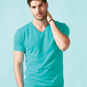Unisex Cotton V-Neck Tee