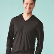 Unisex Triblend Hooded Long Sleeve Pullover Tee