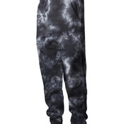 Unisex Tie-Dyed Fleece Sweatpants