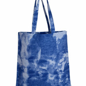 Tie-Dyed Canvas Tote Bag