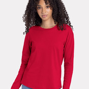 Women's Cotton Relaxed Long Sleeve Tee