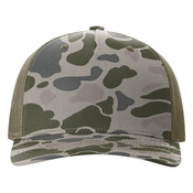 Printed Five-Panel Trucker Cap