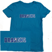 Turquoise Short Sleeve Bling