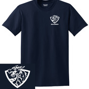 DryBlend ® 50 Cotton/50 Poly T Shirt - Davidsen Crest