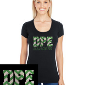 Ladies Short-Sleeve Scoop Neck T-Shirt